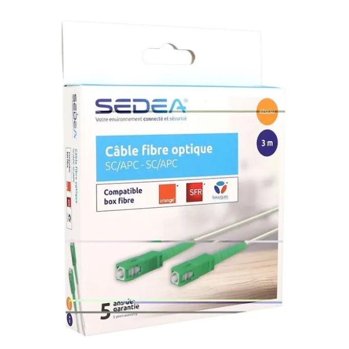 Fibre optique SEDEA 3 Mètres SFR/ORANGE/BOUYGUES