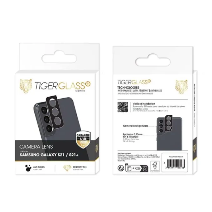 Film de protection pour appareil photo MUVIT SAMSUNG Galaxy S21