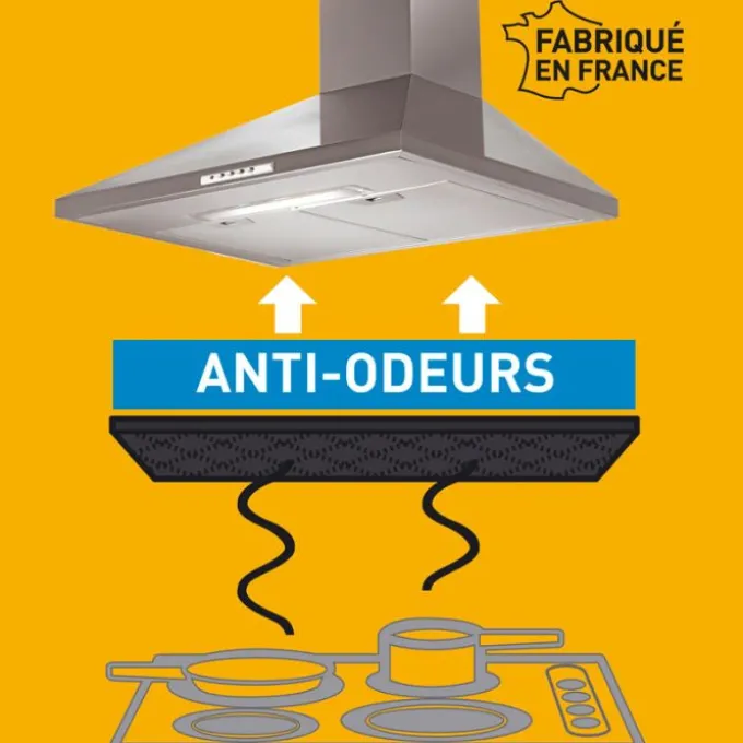 Filtre anti-odeurs 57 x 47 cm