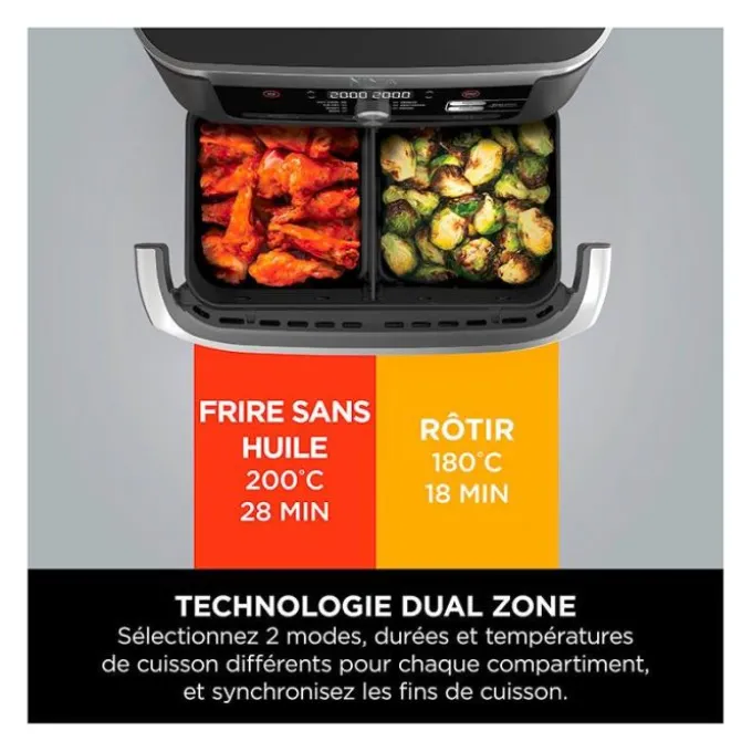 Friteuse sans huile NINJA Foodi Flex 10,4 L AF500EU