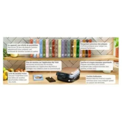Gaufrier TEFAL + Croque-monsieur Snack collection - SW863J