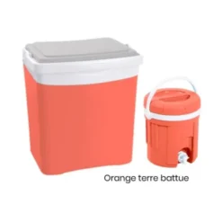 Glacière 25L + fontaine boisson 4L