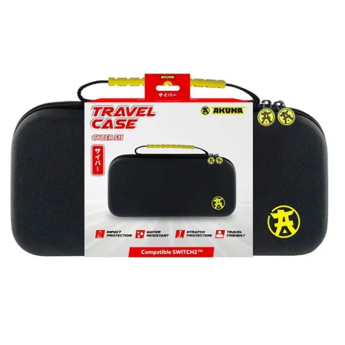 Housse AKUMA CYBER S11 pour NINTENDO Switch 2 Noire