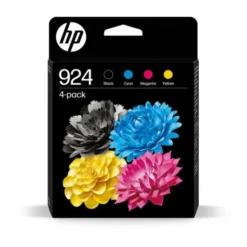 HP 924 Pack de 4 Cartouches d’encre authentiques CMJN