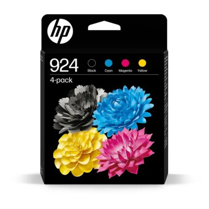 HP 924 Pack de 4 Cartouches d’encre authentiques CMJN