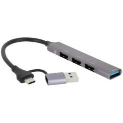 Hub SEDEA USB-C + adaptateur 4 ports