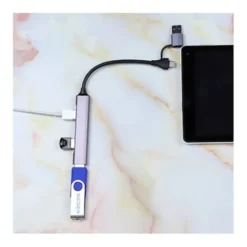 Hub SEDEA USB-C + adaptateur 4 ports