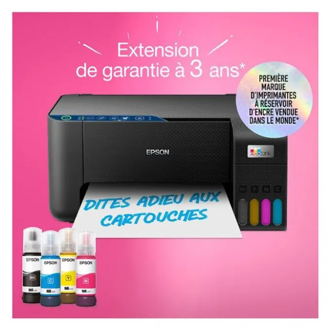 Imprimante EPSON EcoTank ET-2861 multifonction à réservoir