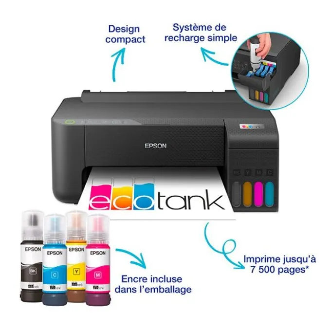 Imprimante EPSON EcoTank ET-1810 *SANS SCANNER*