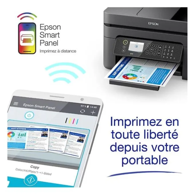 Imprimante EPSON WorkForce WF-2950 multifonction + fax