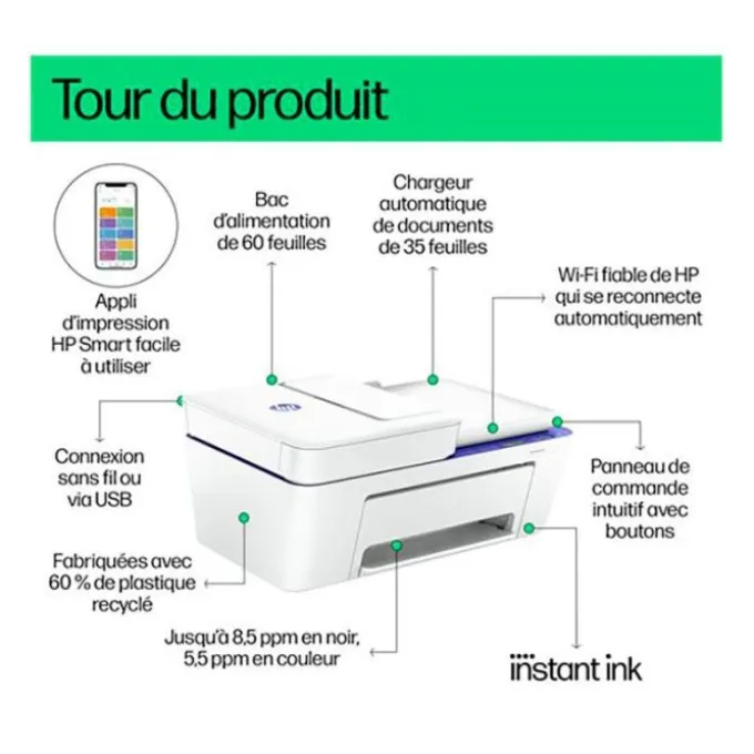 Imprimante HP DESKJET 4230e multifonction