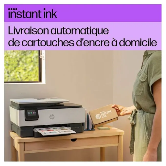 Imprimante multifonction HP OJ PRO 8124e éligible instant ink