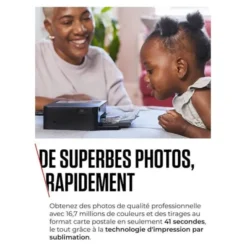 Imprimante photo wifi CANON SELPHY CP1500 noire - impression format photo (10x15cm)