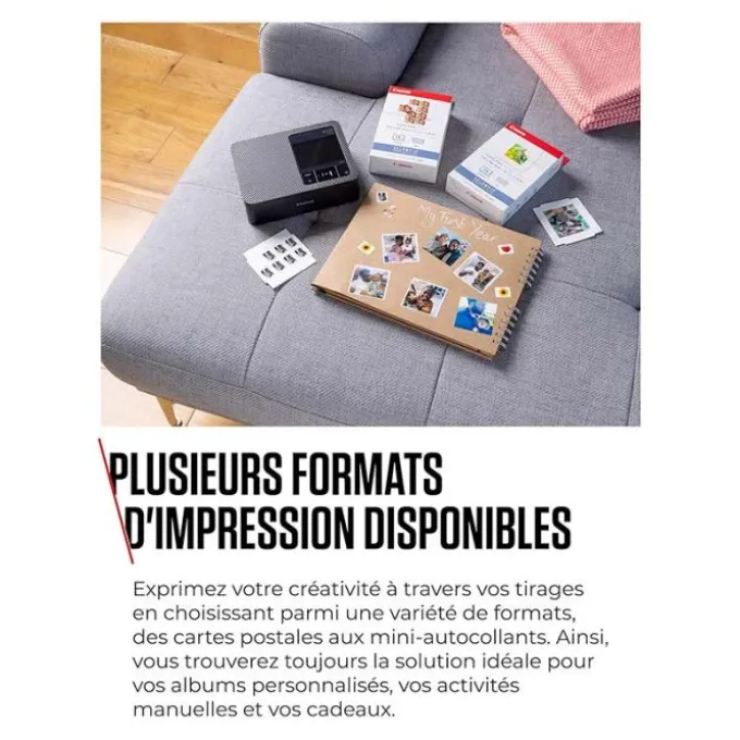 Imprimante photo wifi CANON SELPHY CP1500 noire - impression format photo (10x15cm)