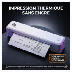 Imprimante UPRINT Thermique A4 mobile U8 sans encre