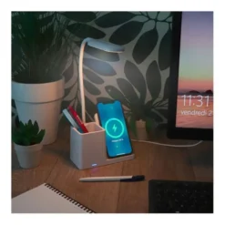 Lampe de bureau SEDEA avec support charge par induction