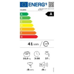 Lave-linge hublot 10 kg VALBERG WF 1014 A-20 BL701T