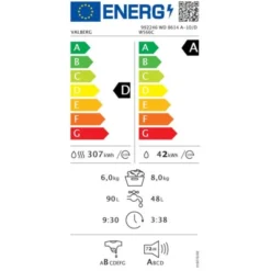 Lave-linge séchant 8 kg / 6 kg VALBERG WD 8614 A 10/D W566C