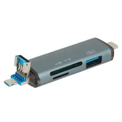 Lecteur de cartes multifonction SEDEA 6 en 1 - USB - USB-C