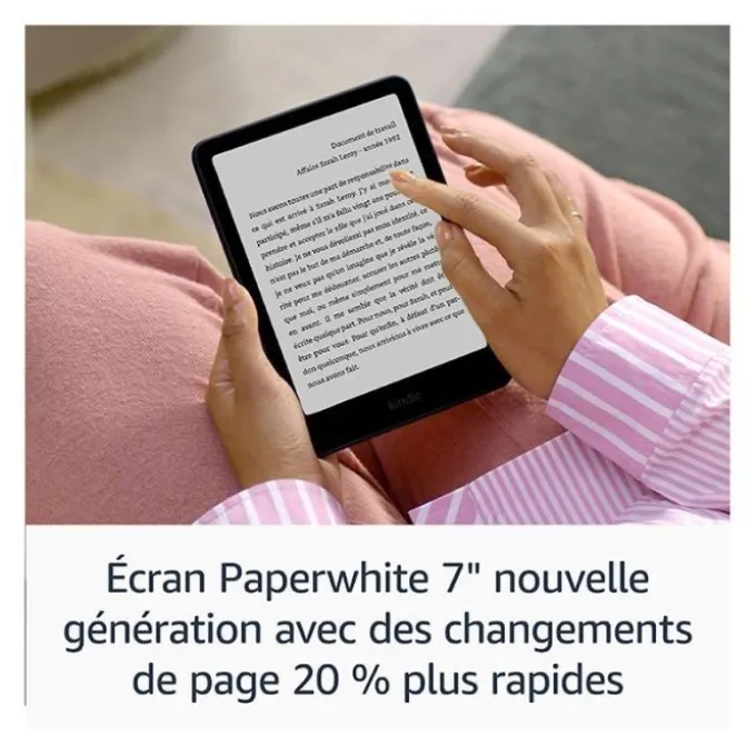 Liseuse AMAZON Kindle Paperwhite (2024) 16Go étanche- noir