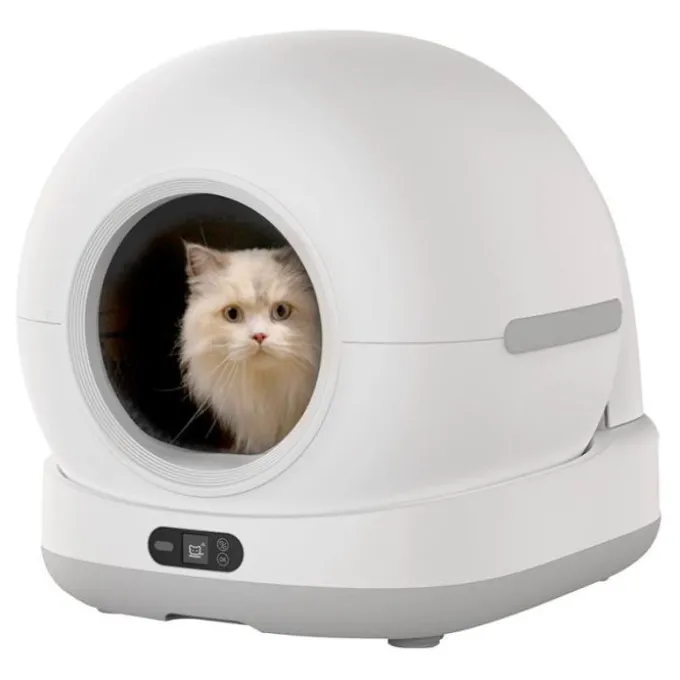 Litière auto nettoyante PAWZZ 72L avec caméra