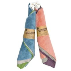 Lot 5 chiffons 30x40cm microfibre