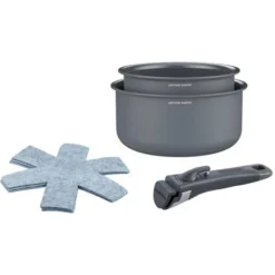 Lot de 2 casseroles céramique ARTHUR MARTIN 16-20 cm