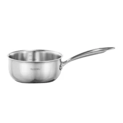 Lot de 3 casseroles VALBERG inox 18/10 triply