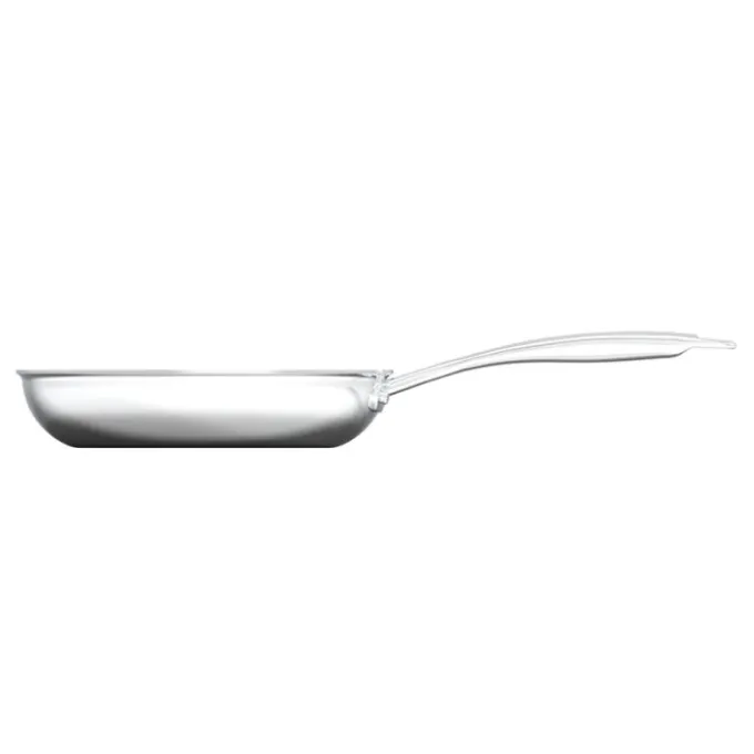 Lot de 2 poêles VALBERG inox 18/10 triply 24 28cm