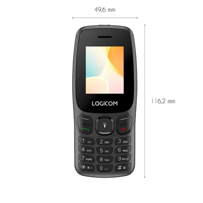 Mobile LOGICOM E44 4G 128Mo Noir