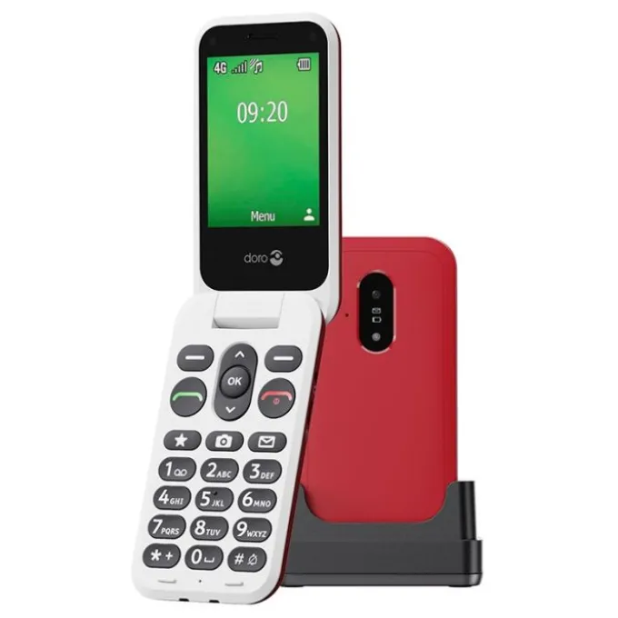 Mobile Sénior DORO Leva 22s 4G Rouge