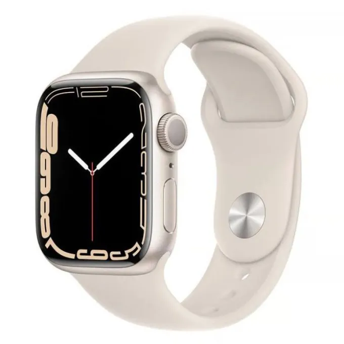 Montre Connectée APPLE WATCH Série 7 45mm Blanche Reconditionnée grade A