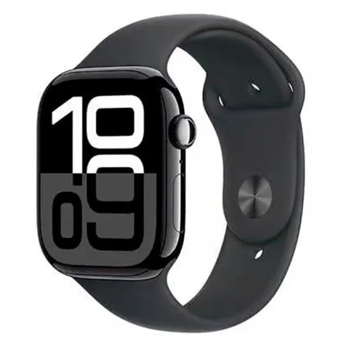 Montre connectée Apple Watch S10 46mm GPS Noire Reconditionnée grade A+