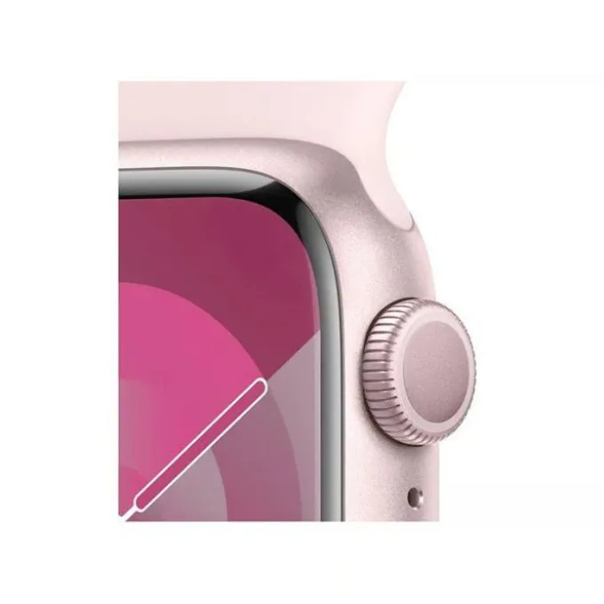 Montre connectée APPLE Watch S9 45mm GPS Rose Reconditionnée grade A+
