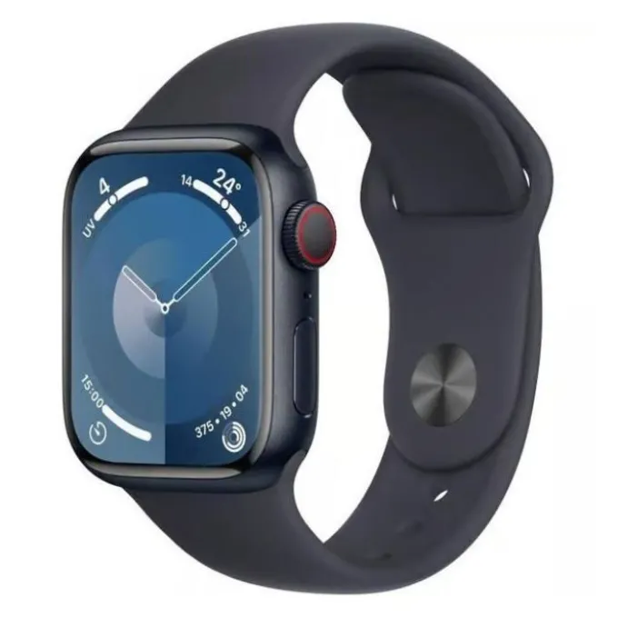Montre connectée APPLE Watch S9 45mm GPS Noir Reconditionnée grade A+