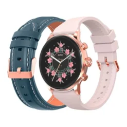 Montre connectée ECHO Rainbow Voyager Bleu + Bracelet Rose
