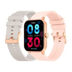 Montre connectée ECHO Rainbow Lite Rose + bracelet Gris