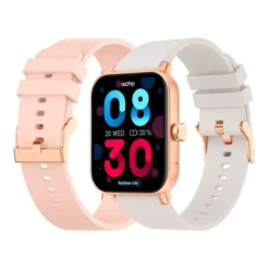 Montre connectée ECHO Rainbow Lite Rose + bracelet Gris