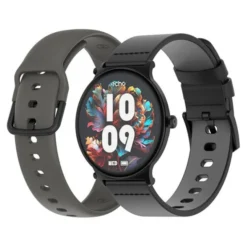 Montre connectée ECHO Rainbow Sunset noir - 2 bracelets