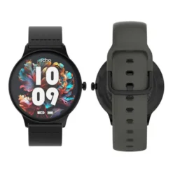 Montre connectée ECHO Rainbow Sunset noir - 2 bracelets