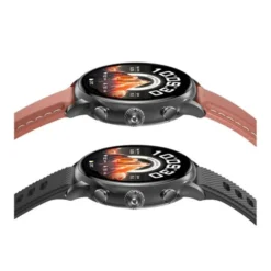 Montre connectée ECHO Rainbow Voyager Noir + Bracelet Marron