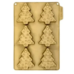 Moule silicone 6 sapins individuels