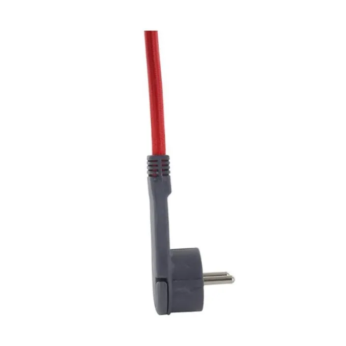 Multiprise CHACON 5 prises + 2 USB-A avec interrupteur Noire - Cable 1.5m