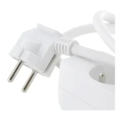 Multiprise ELECTRO DEPOT 3 prises Blanche - Cable 1m