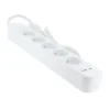 Multriprise ELECTRO DEPOT 5 prises + 2 USB Blanche - Cable 1.5m