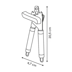 Ouvre boîte inox