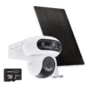 Pack caméra de sécurité EZVIZ HB90 4MP 2K+ avec panneau solaire et carte MSD 64Go