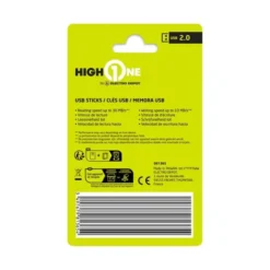 Pack de 3 clés 2.0 USB High One 16Go - TOTAL 48Go