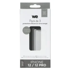 Pack de 3 Films de protection WE APPLE iPhone 12/12 Pro