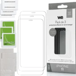 Pack de 3 Films de protection WE APPLE iPhone 11